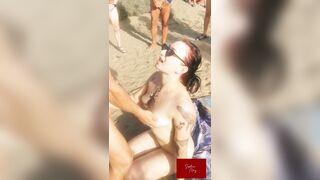 sophia mayy beach bukkake